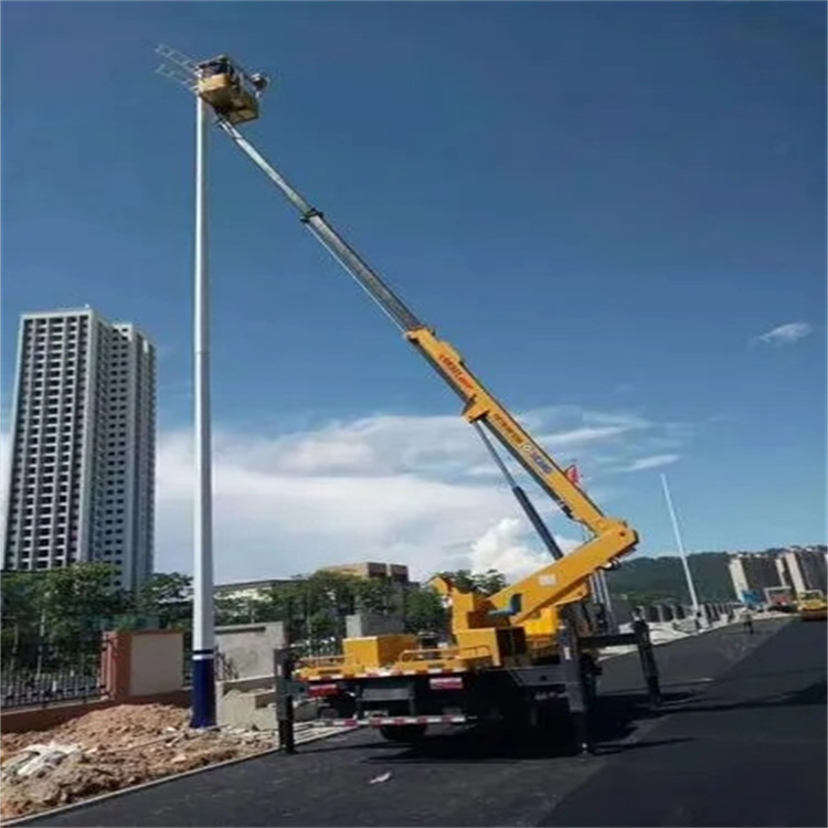 胡场镇维修路灯的曲臂升降车出租